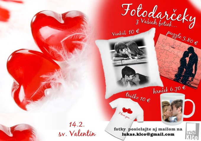 darcek na valentin Fotodarceky Foto Klčo